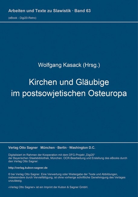 Kirchen und Glaeubige im postsowjetischen Osteuropa (Paperback)