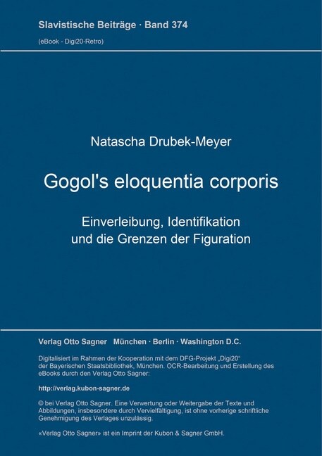 Gogols eloquentia corporis (Paperback)