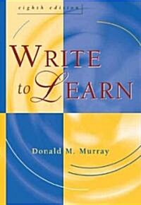 Write to Learn (Paperback, 8)