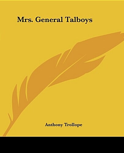 Mrs. General Talboys (Paperback)