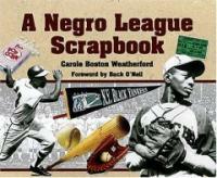 (A)Negro league scrapbook 