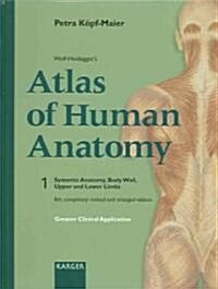 Wolf-Heideggers Atlas of Human Anatomy/ Vol 1: Systemic Anatomy, Body Wall, Upper and Lower Limbs (Hardcover, 6, Compl REV & Enl)
