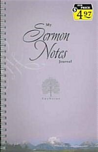 My Sermon Notes Journal (Paperback, Spiral)