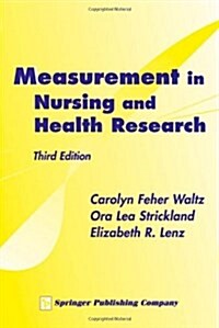 Measurement In Nursing And Health Research (Hardcover, 3rd, New)