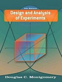 [중고] Design And Analysis Of Experiments (Hardcover, 6th)