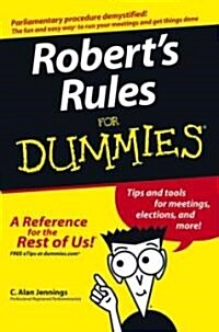 Roberts Rules For Dummies (Paperback)