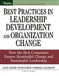 Best Practices in Leadership Development and Organization Change: How the Best Companies Ensure Meaningful Change and Sustainable Leadership (Hardcover)