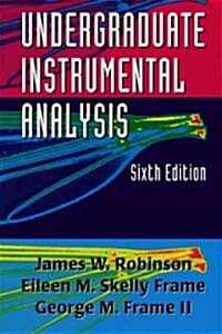 Undergraduate Instrumental Analysis (Hardcover, 6th)