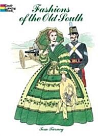 Fashions of the Old South Coloring Book (Paperback)