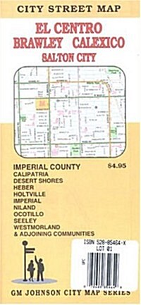 Rand McNally El Centro/ Imperial County/ Brawley/ Calexico, California (Paperback)
