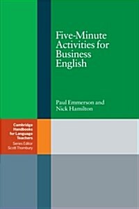 [중고] Five-Minute Activities for Business English (Paperback)