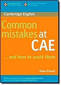 Common Mistakes at CAE...and How to Avoid Them (Paperback)