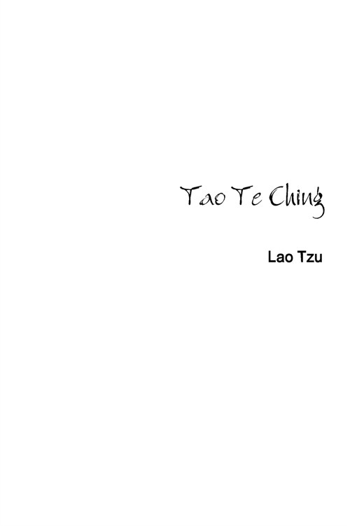 Tao Te Ching (Paperback)