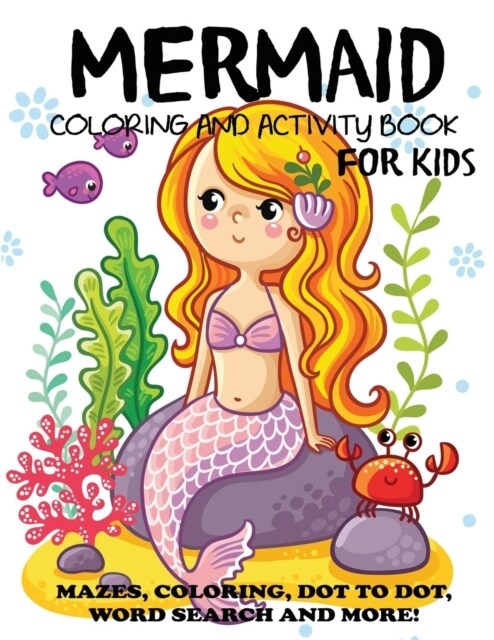 Mermaid Coloring and Activity Book for Kids (Paperback)