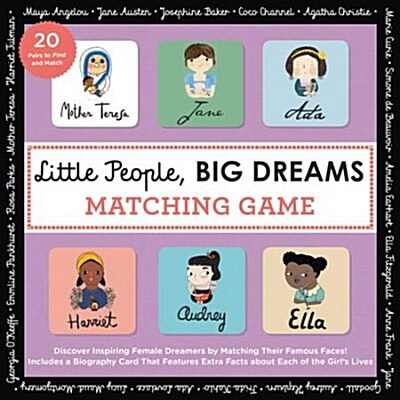 Little People, Big Dreams Matching Game: Put Your Brain to the Test with All the Girls of the Little People, Big Dreams Series! (Hardcover)