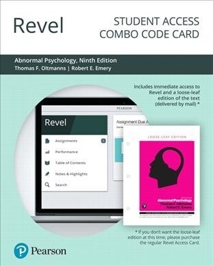 Revel for Abnormal Psychology -- Combo Access Card (Hardcover, 9)
