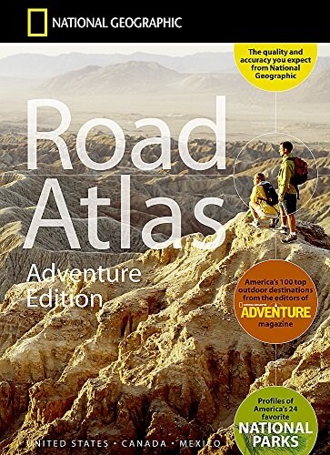 National Geographic Road Atlas 2024: Adventure Edition [United States, Canada, Mexico] (Spiral, 2024, Adventure)