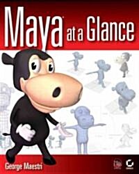 Maya At A Glance (Paperback, CD-ROM)