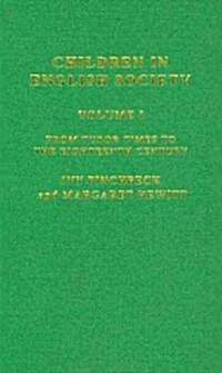Children In English Society (Hardcover)