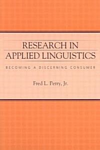 Research In Applied Linguistics (Paperback)