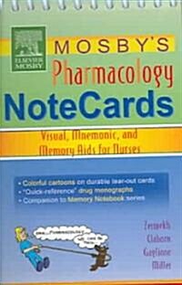 Mosbys Pharmacology Notecards (Paperback, Spiral)