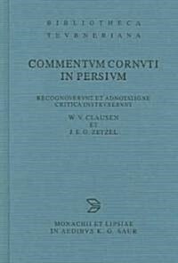 Commentum Cornuti in Persium (Hardcover)