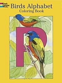 Birds Alphabet Coloring Book (Paperback)