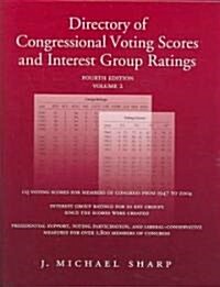 Directory of Congressional Voting Scores and Interest Group Ratings SET (Hardcover, 4)