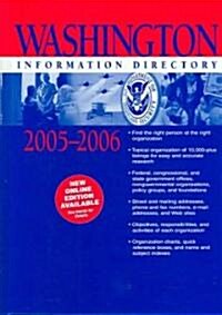 Washington Information Directory 2005-2006 (Hardcover)