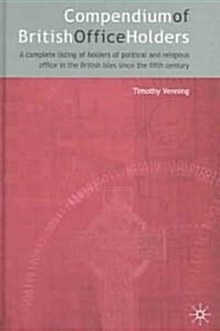 Compendium Of British Office Holders (Hardcover)