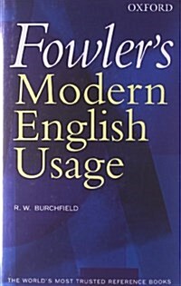 Fowlers Modern English Usage (Hardcover, 3rd, Revised)