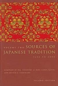 Sources of Japanese Tradition: 1600 to 2000 (Hardcover, Expanded)