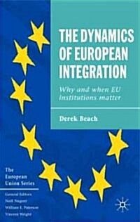 The Dynamics of European Integration : Why and When EU Institutions Matter (Paperback)