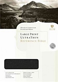 Large Print Ultrathin Reference Bible-HCSB (Imitation Leather)