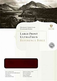 Large Print Ultrathin Reference Bible-HCSB (Imitation Leather)