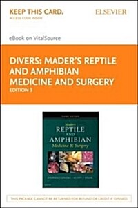 Maders Reptile and Amphibian Medicine and Surgery - Elsevier eBook on Vitalsource (Retail Access Card) (Hardcover, 3)