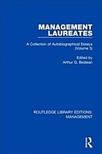 Management Laureates: A Collection of Autobiographical Essays (Volume 3) (Paperback)