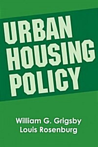Urban Housing Policy (Paperback, Reprint)