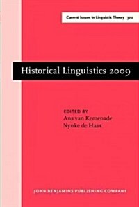 Historical Linguistics 2009 (Hardcover)