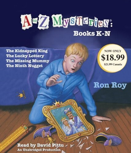 [중고] A to Z Mysteries: Books K-N: The Kidnapped King; The Lucky Lottery; The Missing Mummy; The Ninth Nugget (Audio CD)