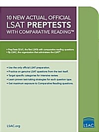 10 New Actual, Official LSAT Preptests with Comparative Reading: (Preptests 52-61) (Paperback)