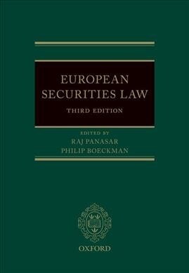 European Securities Law (Hardcover, 3 Revised edition)