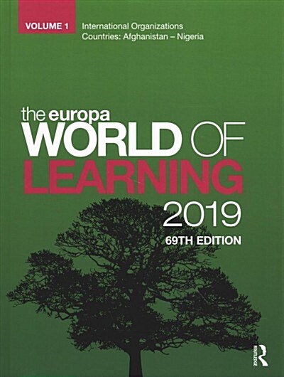 The Europa World of Learning 2019 (Hardcover)