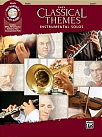 Easy Classical Themes Instrumental Solos for Strings: Violin, Book & Online Audio/Software/PDF (Paperback)