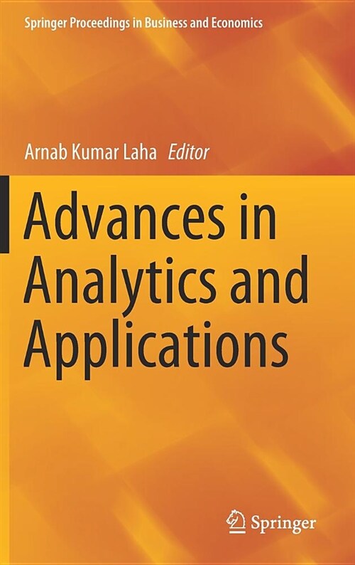 Advances in Analytics and Applications (Hardcover, 2019)
