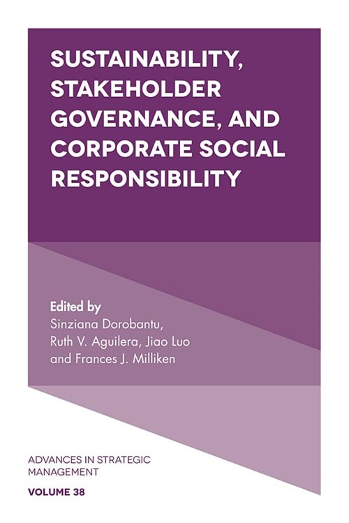 Sustainability, Stakeholder Governance, and Corporate Social Responsibility (Hardcover)