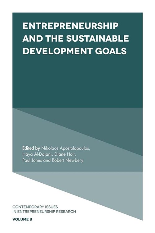 Entrepreneurship and the Sustainable Development Goals (Hardcover)