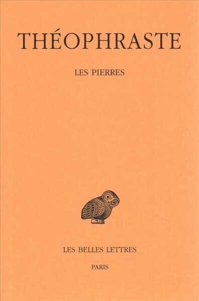 Theophraste, Les Pierres (Paperback)