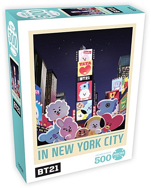BT21 500PCS 직소 퍼즐 : 인 뉴욕시티