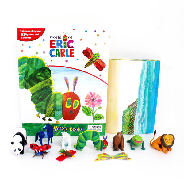 Eric Carle My Busy Books 에릭칼 비지북 (Board Book + 피규어 10개 + 플레이매트)